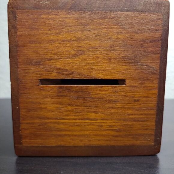 Vintage Toystalgia Wooden 1980 Coin Bank Music Box Clown Theme Working - Picture 9 of 14